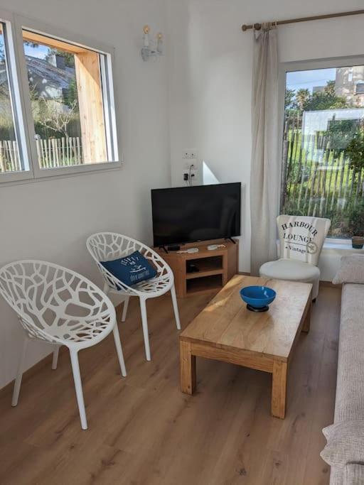 La Bernique Blanche De Perros Vue Mer 4 Personnes Extérieur photo