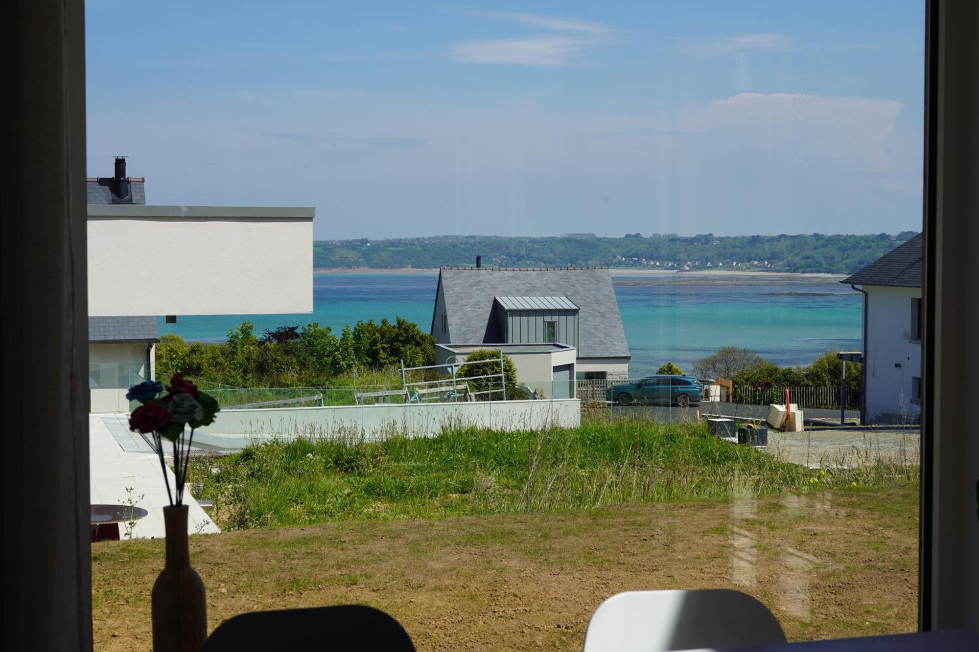 La Bernique Blanche De Perros Vue Mer 4 Personnes Extérieur photo
